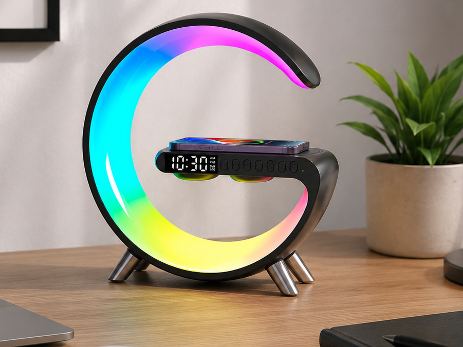 GlowDock desk setup